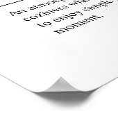 Zitat-Poster mit Inspiration Poster (Ecke)