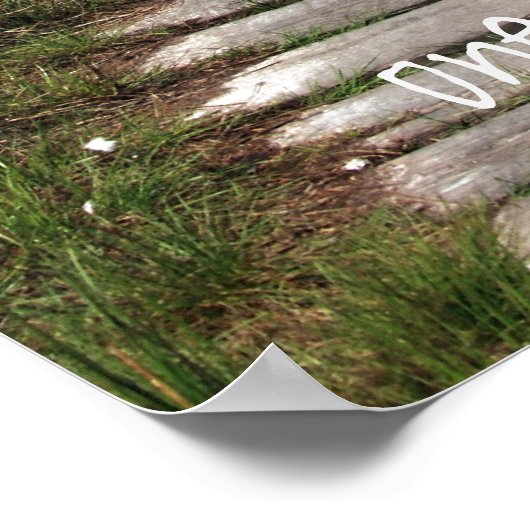 Zitat-Poster mit Inspiration Poster (Ecke)