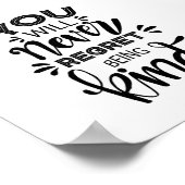 Zitat-Poster mit Inspiration Poster (Ecke)