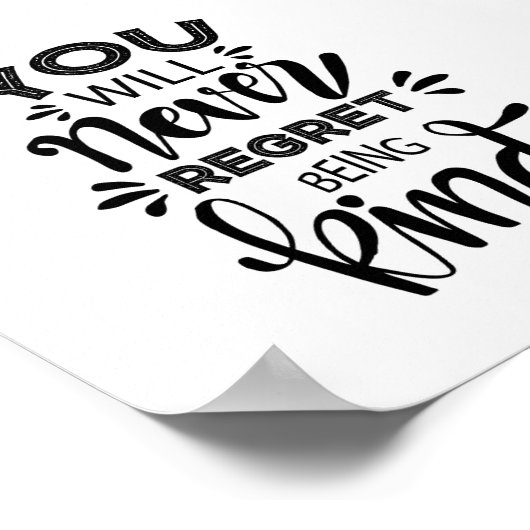 Zitat-Poster mit Inspiration Poster (Ecke)