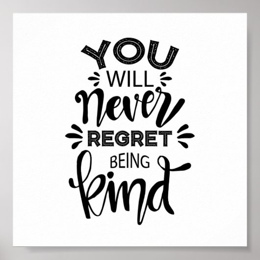 Zitat-Poster mit Inspiration Poster (Vorne)