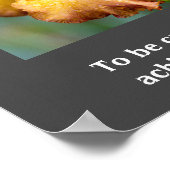 Zitat-Poster mit Inspiration Poster (Ecke)