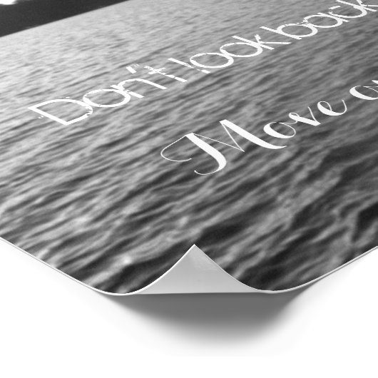 Zitat-Poster mit Inspiration Poster (Ecke)