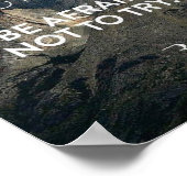 Zitat-Poster mit Inspiration Poster (Ecke)