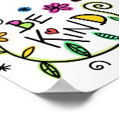 Zitat-Poster mit Inspiration Poster (Ecke)