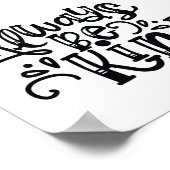 Zitat-Poster mit Inspiration Poster (Ecke)
