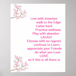 Zitat-Poster mit Inspiration Poster