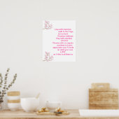 Zitat-Poster mit Inspiration Poster (Küche)