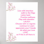 Zitat-Poster mit Inspiration Poster (Vorne)