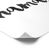 Zitat-Poster "namaste" Poster (Ecke)