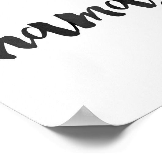 Zitat-Poster "namaste" Poster (Ecke)