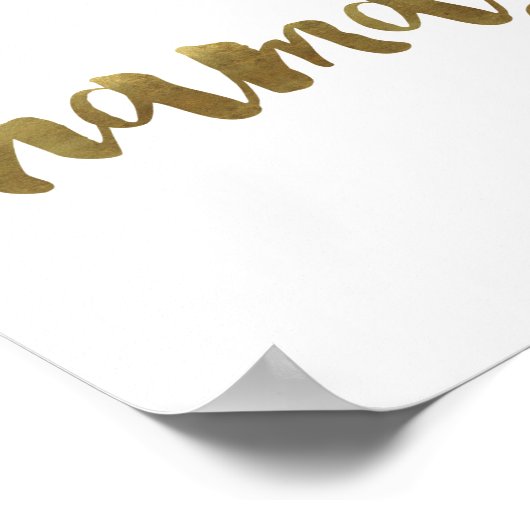 Zitat-Poster "namaste" Poster (Ecke)