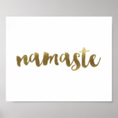 Zitat-Poster "namaste" Poster (Vorne)