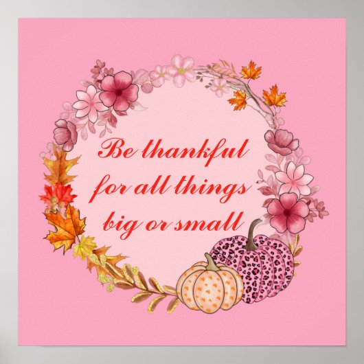 Zitat-Poster Poster (Vorne)