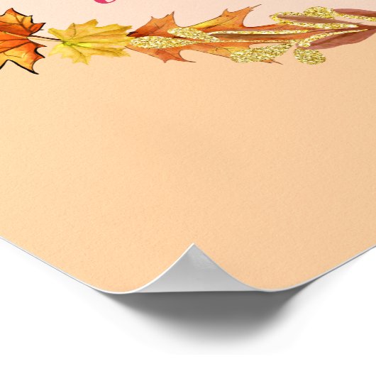 Zitat-Poster Poster (Ecke)