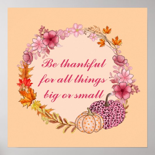 Zitat-Poster Poster (Vorne)