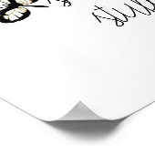 Zitat-Poster schwitzen nie die kleinen Sachen Poster (Ecke)