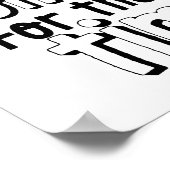 Zitat-Poster zum Thema Inspiration für das Leben Poster (Ecke)