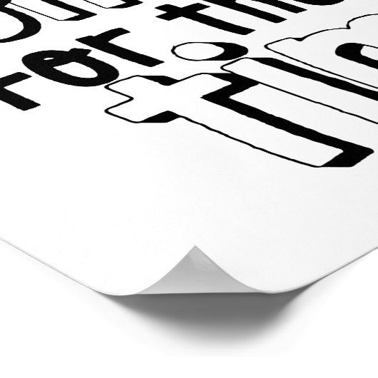 Zitat-Poster zum Thema Inspiration für das Leben Poster (Ecke)