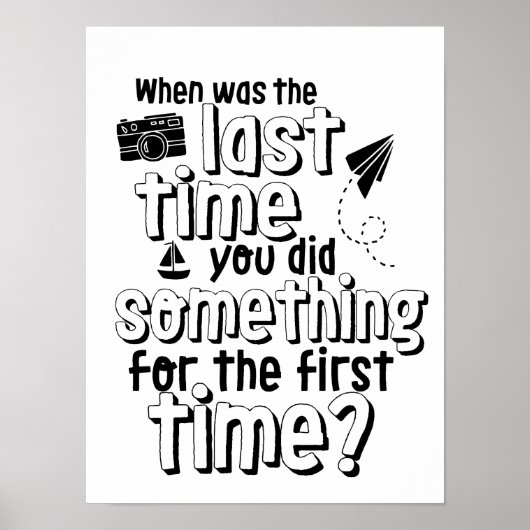 Zitat-Poster zum Thema Inspiration für das Leben Poster (Vorne)