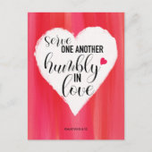 Zitat Postkarte "Servieren" (Vorderseite)