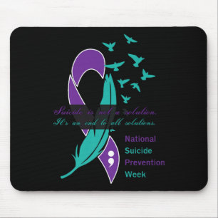 Zitat Premium der Nationalen Woche zur Suizidpräve Mousepad