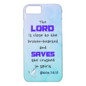 Zitat-Psalm 34:18 Case-Mate iPhone Hülle (Rückseite)