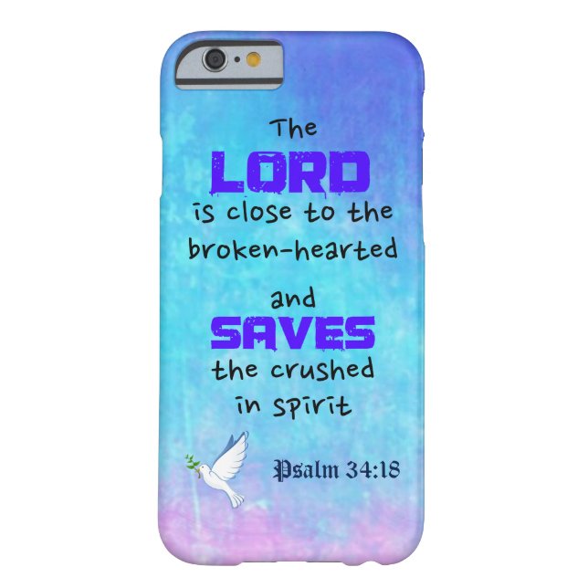 Zitat-Psalm 34:18 Case-Mate iPhone Hülle (Rückseite)