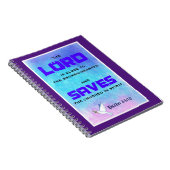 Zitat-Psalm 34:18 Notizblock (Rechte Seite)