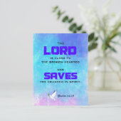 Zitat-Psalm 34:18 Postkarte (Stehend Vorderseite)