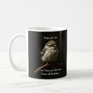 Zitat Psalm Bird zur Inspirationsbibel Kaffeetasse
