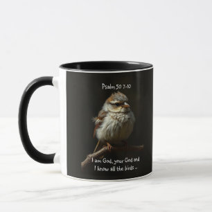 Zitat Psalm Bird zur Inspirationsbibel Tasse