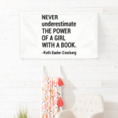 Zitat RBG, nie unterschätzen den Power eines Mädch Banner (Insitu)