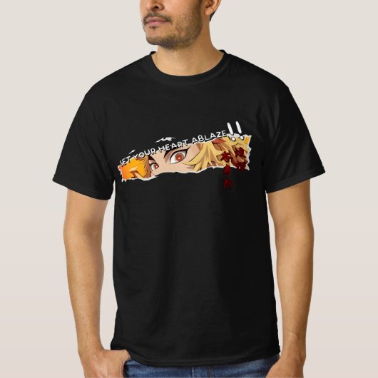 Zitat Rengoku - Demon Slayer T-Shirt (Vorderseite)