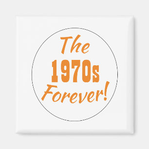 Zitat Retro 1970er Jahre Magnet
