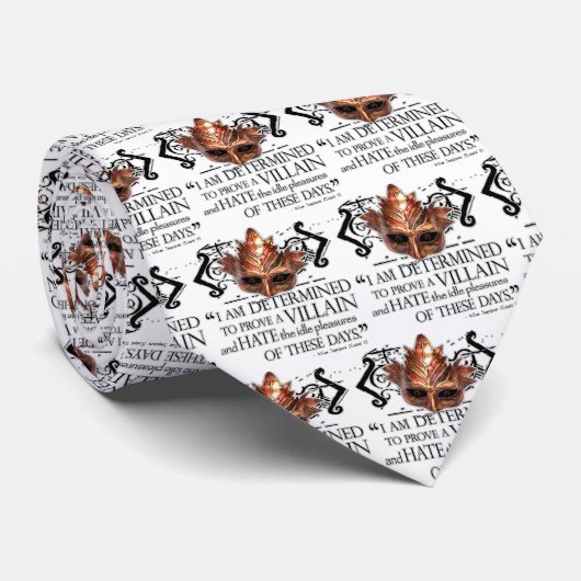 Zitat Richard III Krawatte (Gerollt)