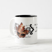 Zitat Richard III Zweifarbige Tasse (Vorderseite Links)