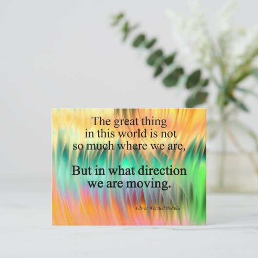 Zitat: Richtung Postkarte (Stehend Vorderseite)