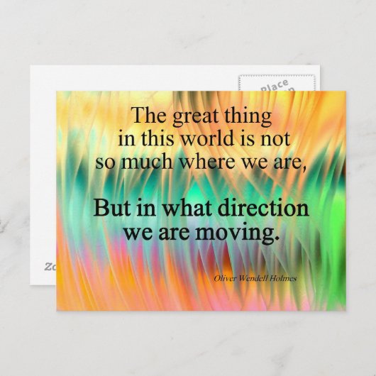 Zitat: Richtung Postkarte (Vorne/Hinten)