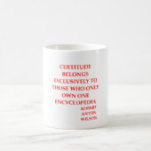 Zitat Roberts Anton Wilson Kaffeetasse (Mittel)