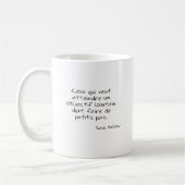 Zitat Saul Bell Kaffeetasse (Links)