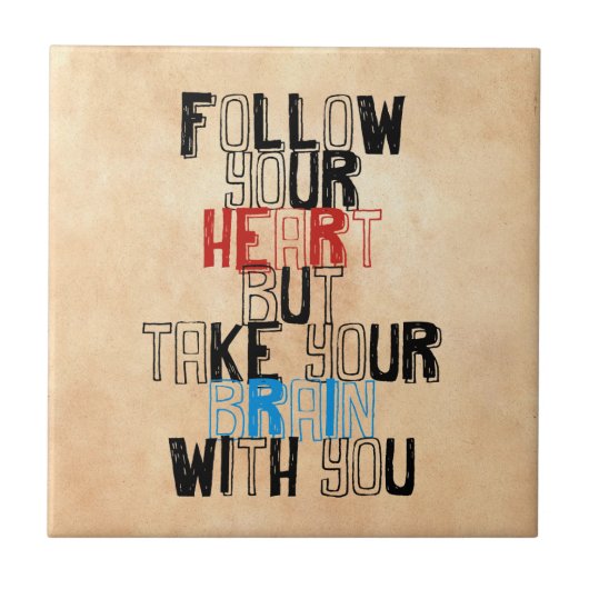 Zitat-Schablone Fliese (Vorderseite)