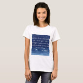 Zitat-Shirt St. Therese T-Shirt (Vorne ganz)
