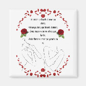 Zitat "Si Pudiera Explicarte" Magnet (Vorne)