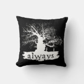 Zitat-Silhouette Harry- Potterbann-| immer Kissen (Vorderseite)