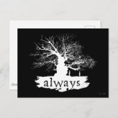 Zitat-Silhouette Harry- Potterbann-| immer Postkarte (Vorne/Hinten)