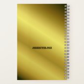 Zitat-Spiral-Notebook Notizblock (Rückseite)