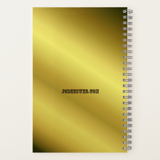 Zitat-Spiral-Notebook Notizblock (Rückseite)