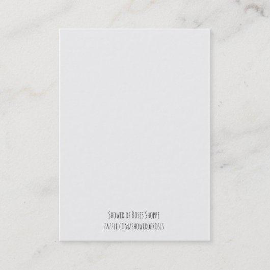 Zitat St. Padre Pio mit Blumen-heiliger Karte (Rückseite)