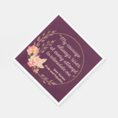 Zitat "Stolz und Vorurteile" I - Niedlicher Stil Serviette (Ecke)